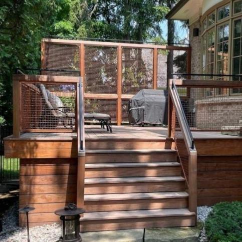 Product Spotlight: Lewitt Construction’s Custom Deck with Ferrier Wire’s Copper Mesh